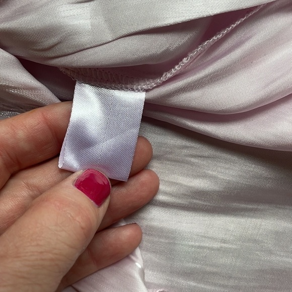 Fashion Nova semi sheer pearlescent blouse - Picture 6 of 6